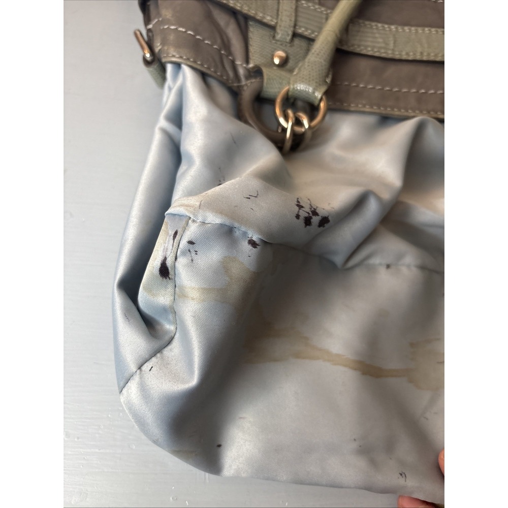 COACH Metallic Gray Leather, Legacy Shoulder Business Tote Bag, Large, 13205 - Picture 14 of 16